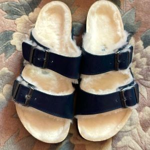 NEW, Arizona Shearling Birkenstock